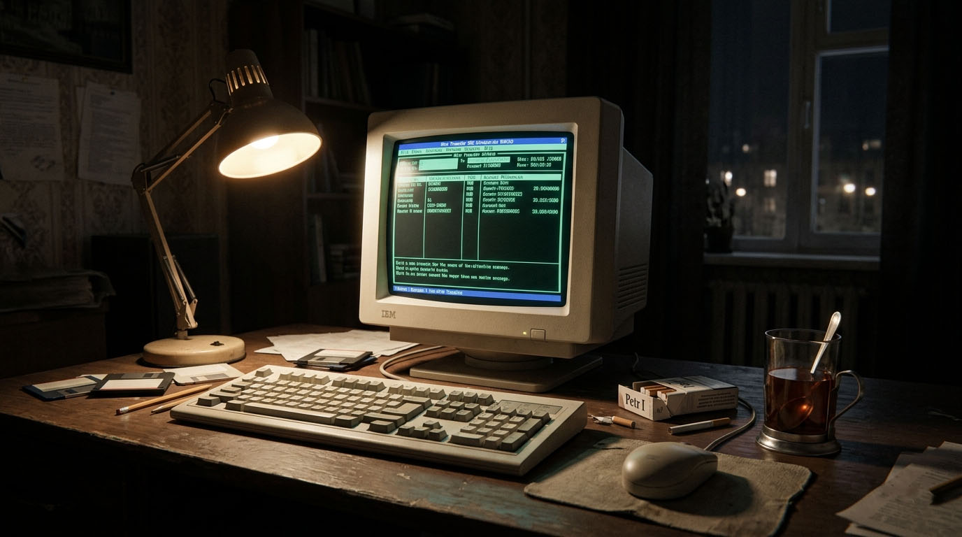 Vladimir Levin Citibank 1994  CRT terminal with wire transfer code
